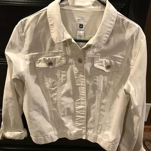 Gap, White jean jacket